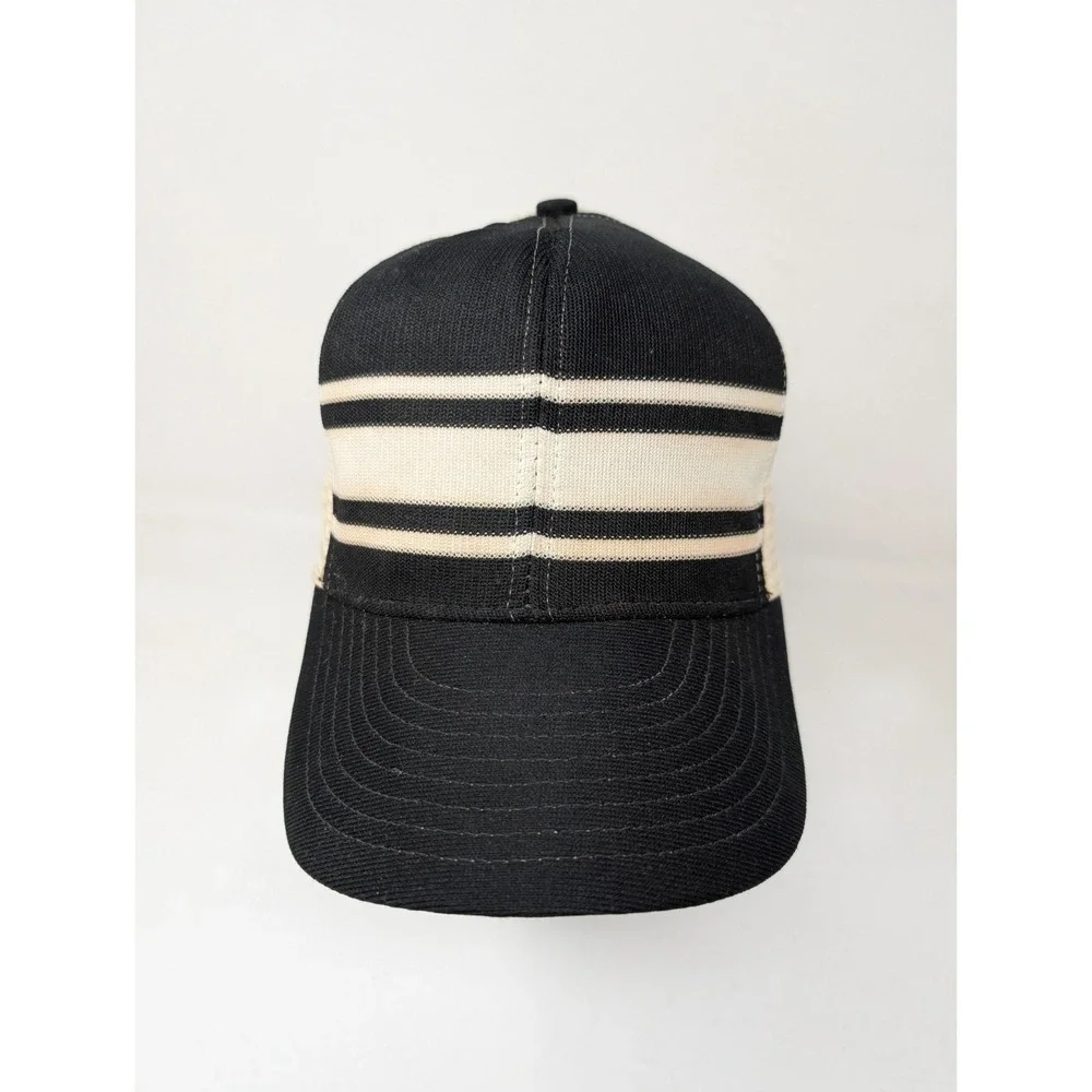 Vintage All Pro Kmart 3 Stripe Mesh Trucker Snapback Baseball Cap‎ Hat 1970s 70s